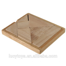 Rompecabezas de madera de tangram de 8 piezas para adultos